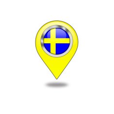 Swedish flag navigation pointer N3