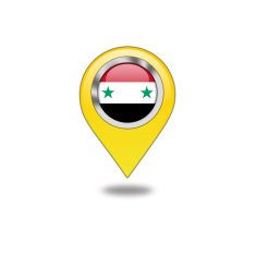 Syria flag navigation pointer N2