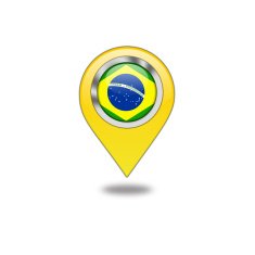 Brazilian flag navigation pointer N2