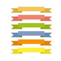 Vintage Ribbon Banner N5