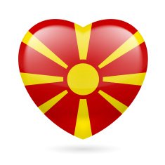 Heart icon of Macedonia