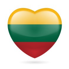 Heart icon of Lithuania N2