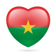 Heart icon of Burkina Faso N2