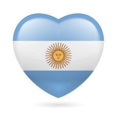 Heart icon of Argentina