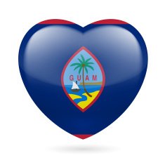 Heart icon of Guam