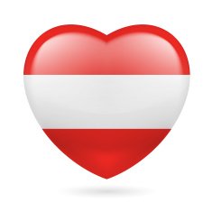 Heart icon of Austria