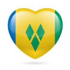 Heart icon of Saint Vincent and the Grenadines