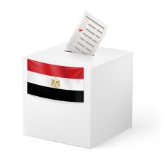 Ballot box with voting paper Norfolk Island