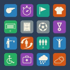 Soccer Icons set N4