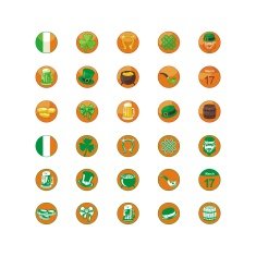 Saint Patrick Day Icons Pack