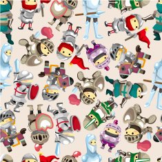 seamless Knight pattern