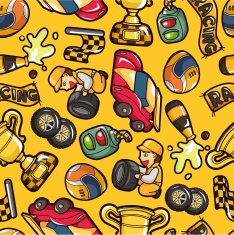 seamless f1 pattern