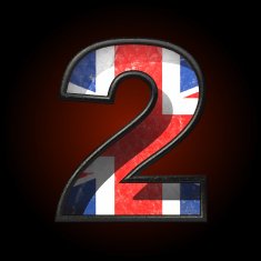 Vector Great Britain cutted figure 2