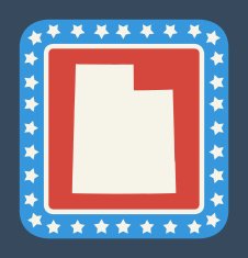 Utah state button