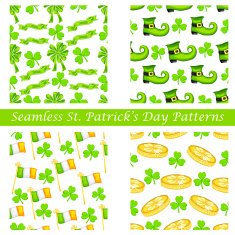 Saint Patrick's Day seamless pattern N6