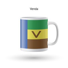 Venda flag souvenir mug on white background N2