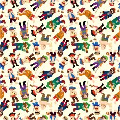 seamless pirate pattern