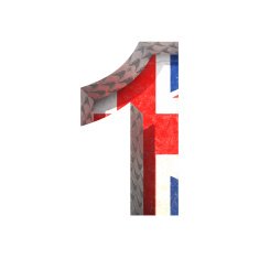 Vector Great Britain cutted figure 1 Paste to any background
