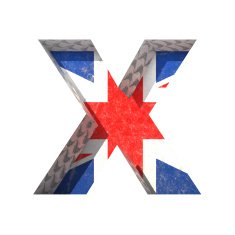 Vector Great Britain cutted figure x Paste to any background