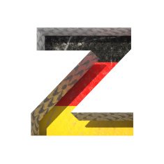 Vector Germany cutted figure z