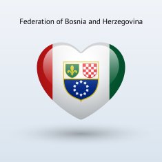 Love Federation of Bosnia and Herzegovina symbol