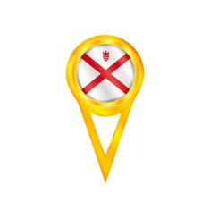 Jersey pin flag
