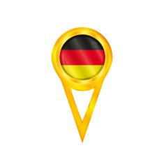 Germany pin flag