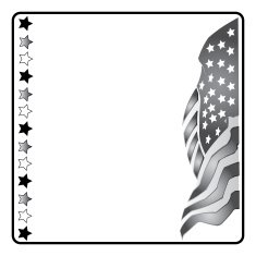 U S Flag Stars Frame