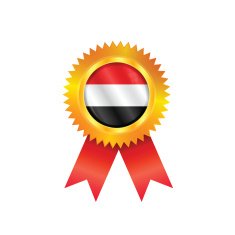 Yemen medal flag