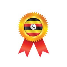 Uganda medal flag