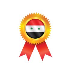Syria medal flag