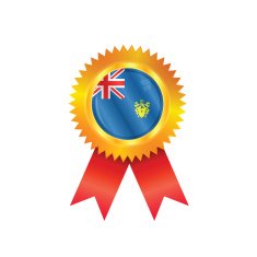 Pitcairn Islands medal flag