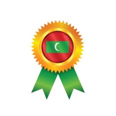 Maldives medal flag