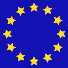 EU flag handdrawn