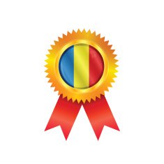 Chad medal flag