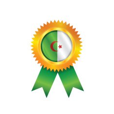 Algeria medal flag