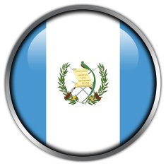 Guatemala Flag glossy button