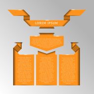 Set of badges labels and ribbons for text