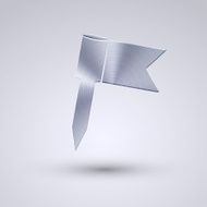 Vector full metal icon on blue background Eps10 N11