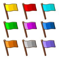 Colorful flags N7