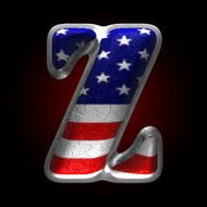 Vector American metal figure z N2