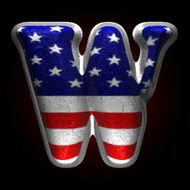 Vector American metal figure w N2