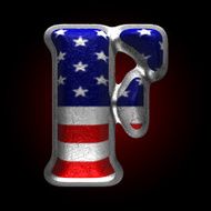 Vector American metal figure f N2