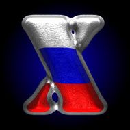Vector Russian metal figure x N3