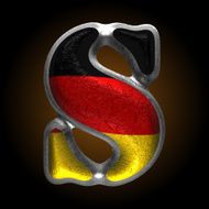 Vector Germany metal figure s
