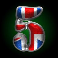 Vector Great Britain metal figure 5