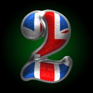 Vector Great Britain metal figure 2