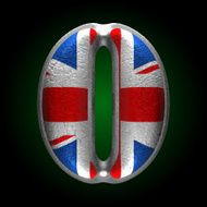 Vector Great Britain metal figure 0