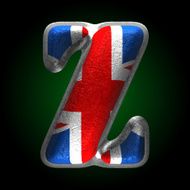 Vector Great Britain metal figure z