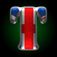 Vector Great Britain metal figure t
